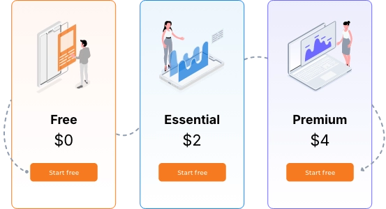 Flexible pricing, zero commitment