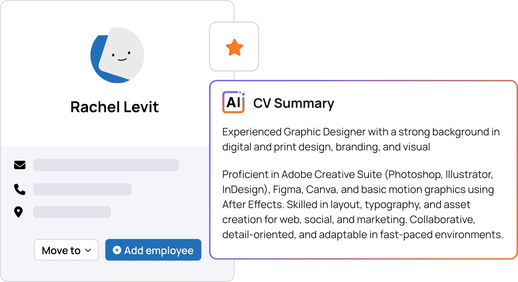 CV summaries