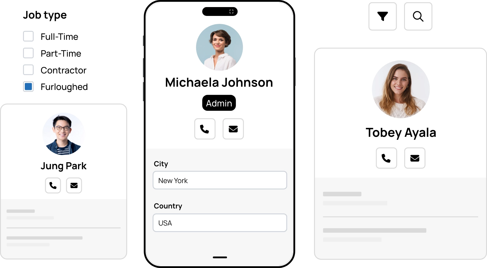 Retrieve contacts right when you need it