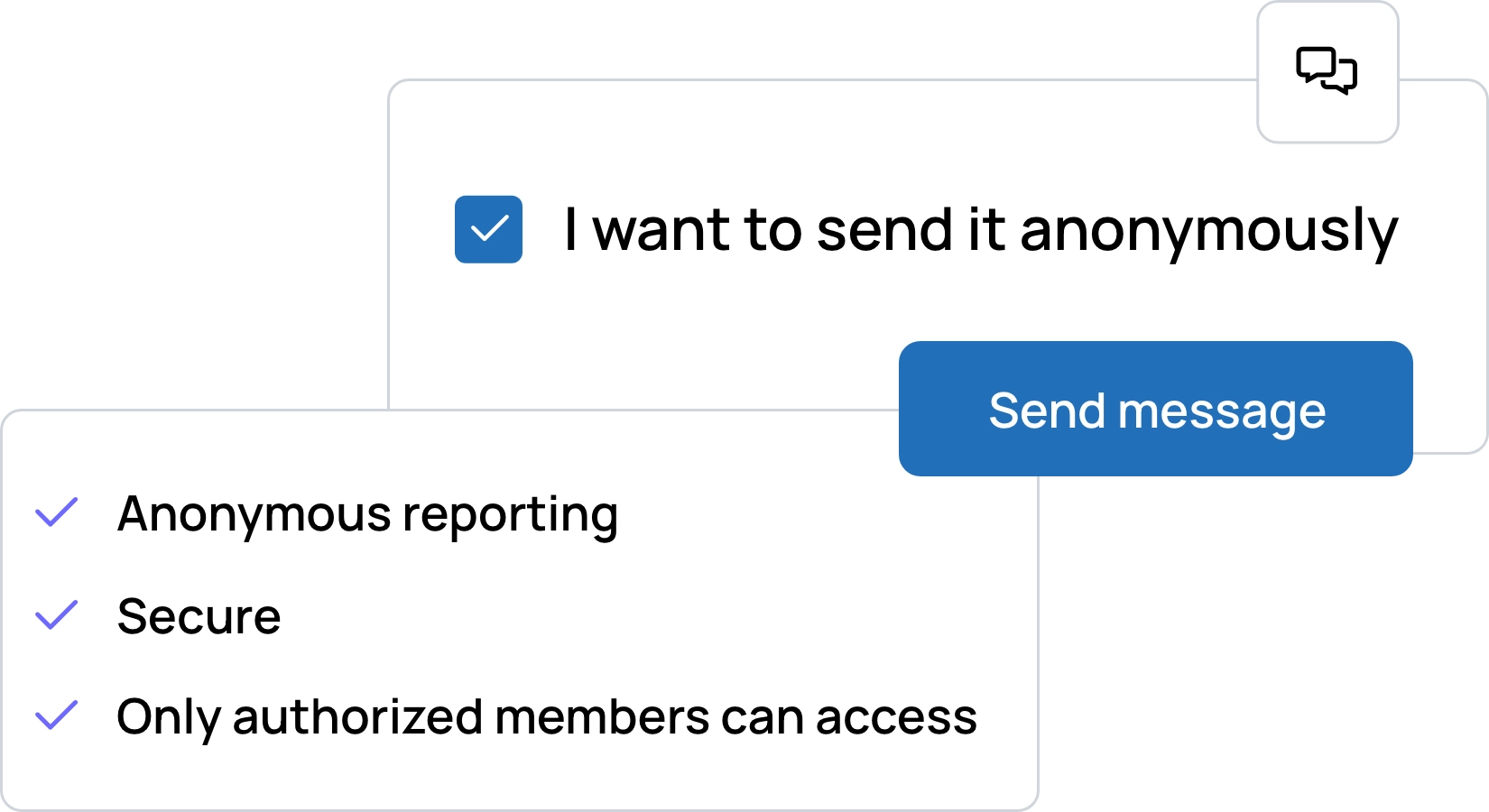 Anonymous reporting, handled safely