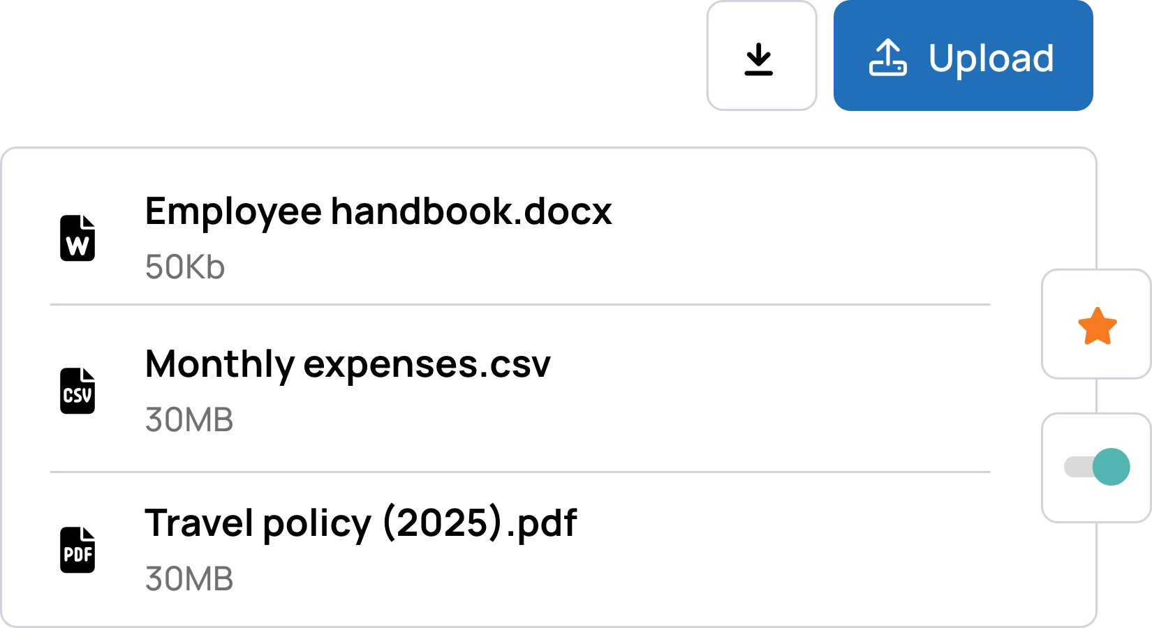 Manage all your file formats