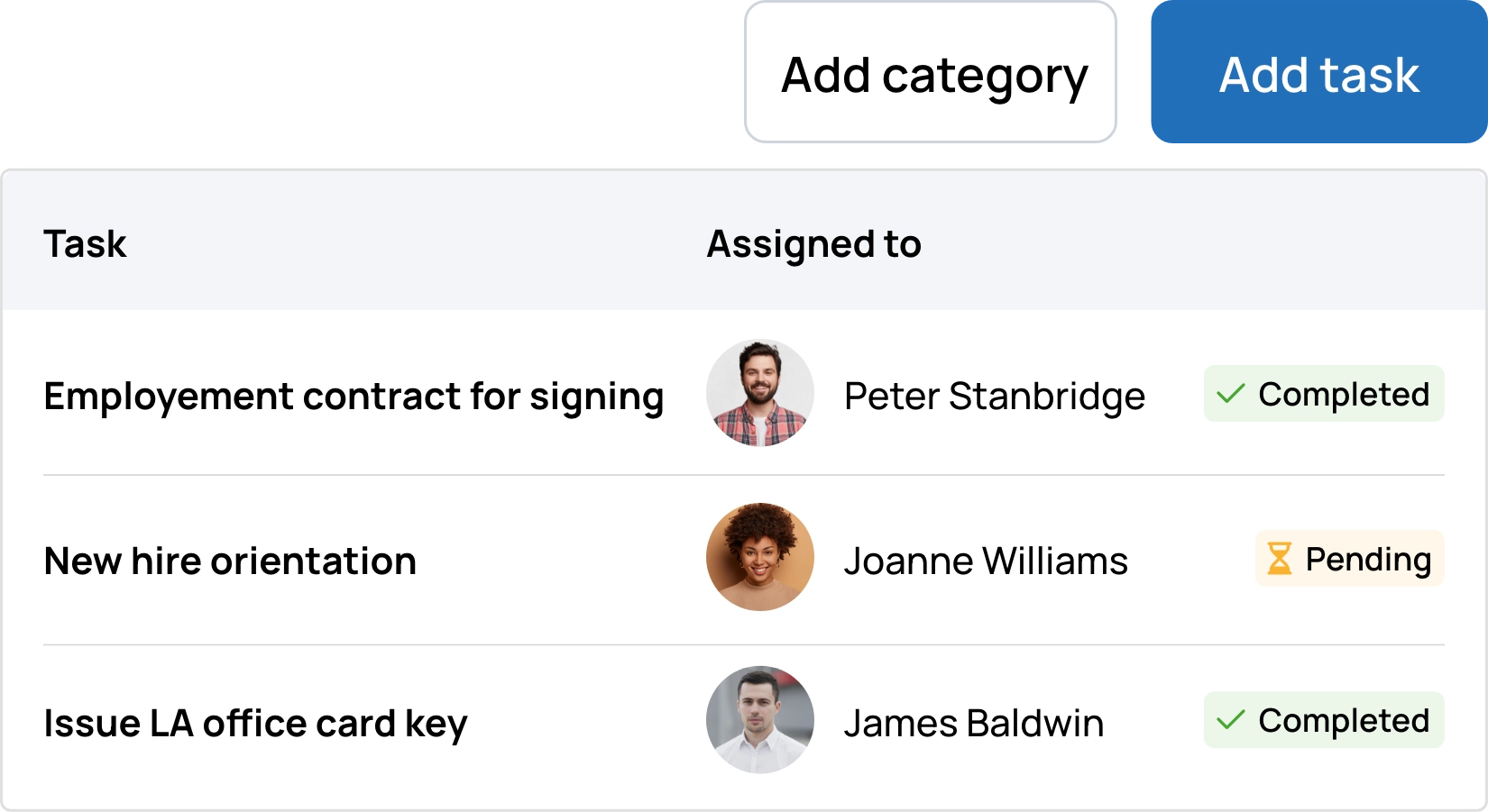 Hire, then onboard