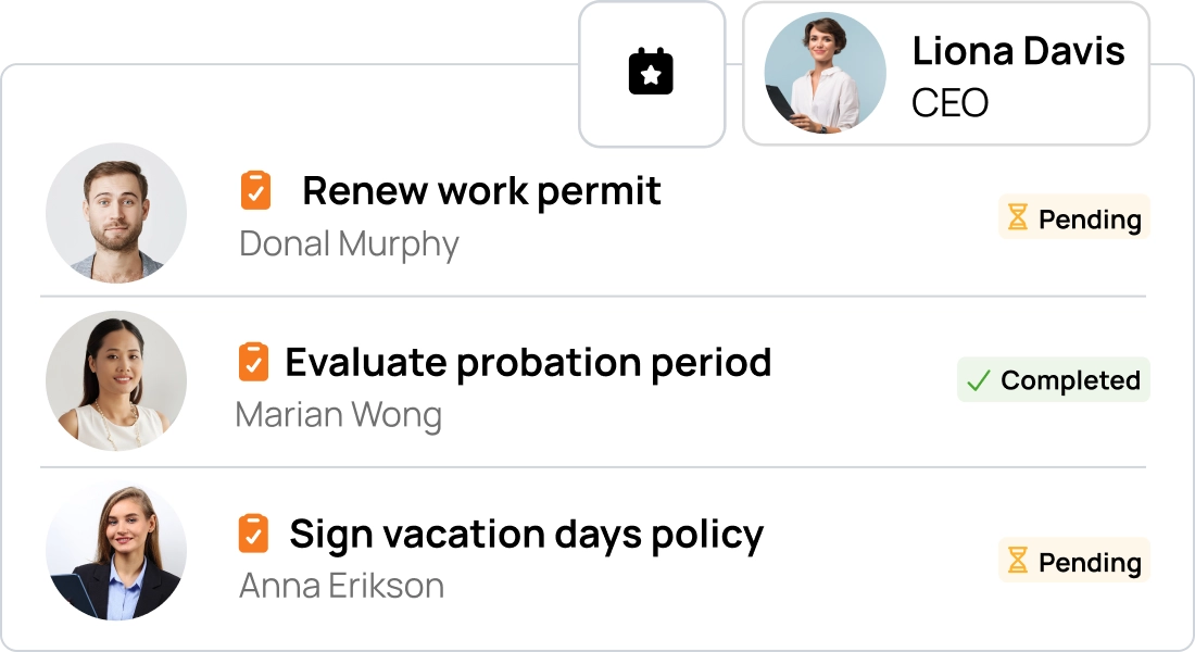 Never miss a compliance deadline
