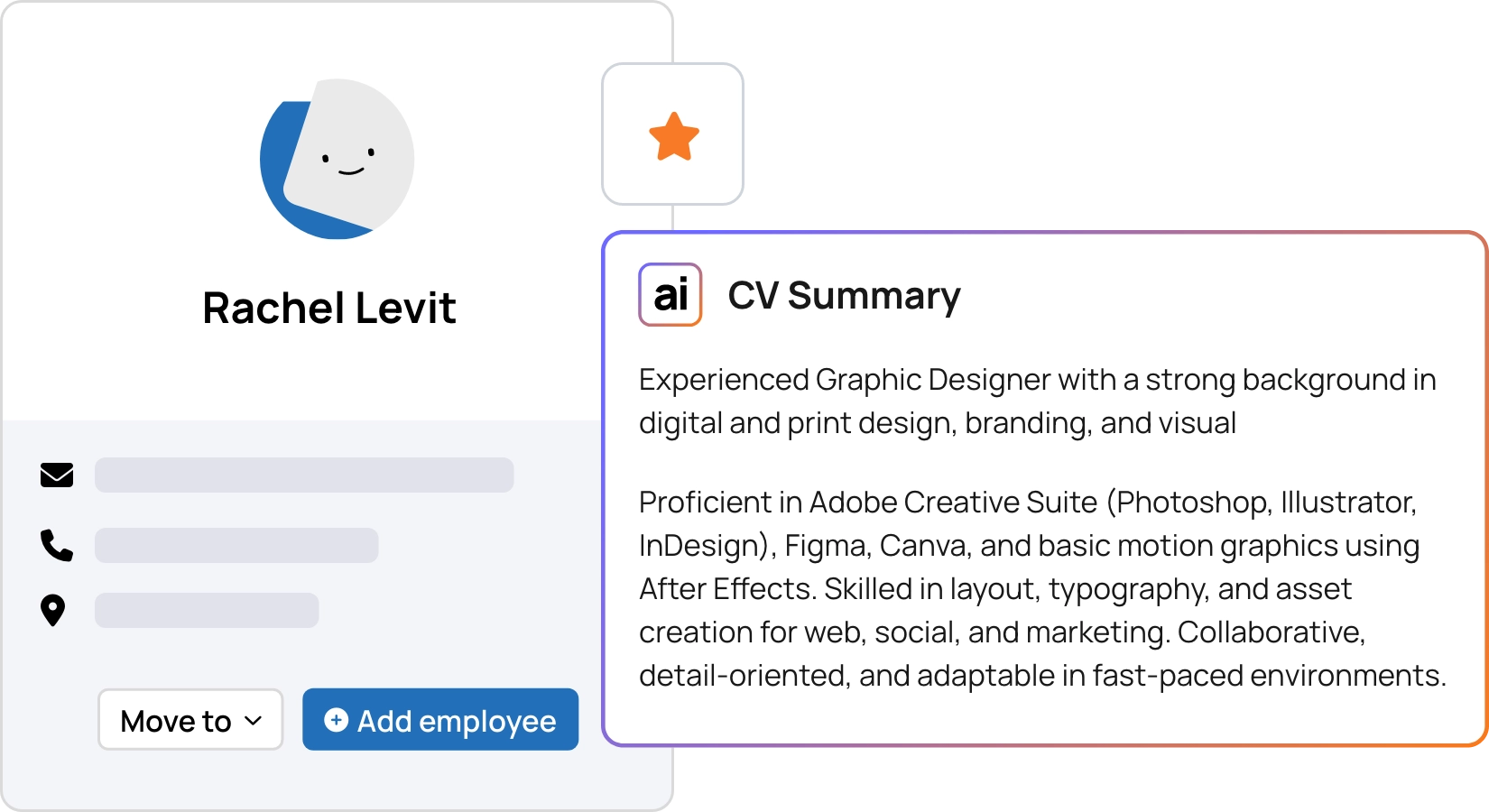CV summaries