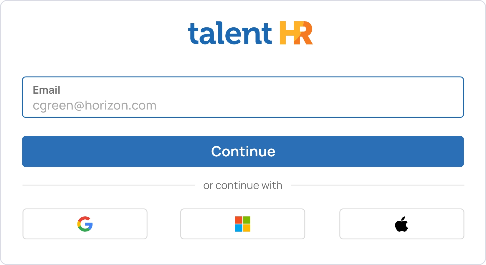 Choose how to log in