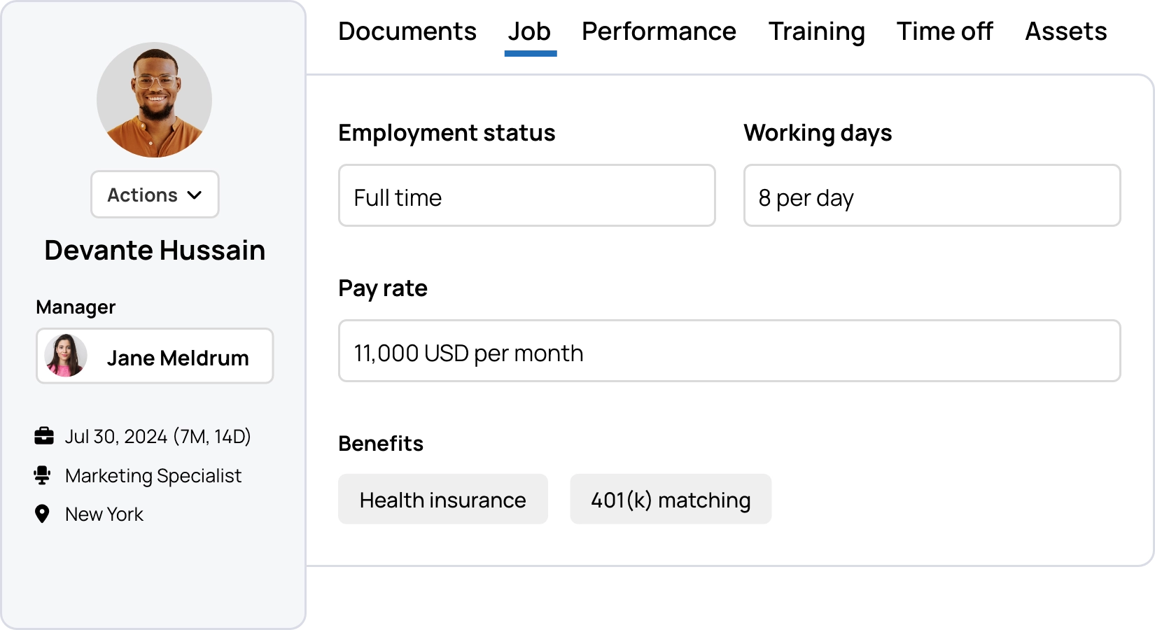 Keep organized, in-depth profiles