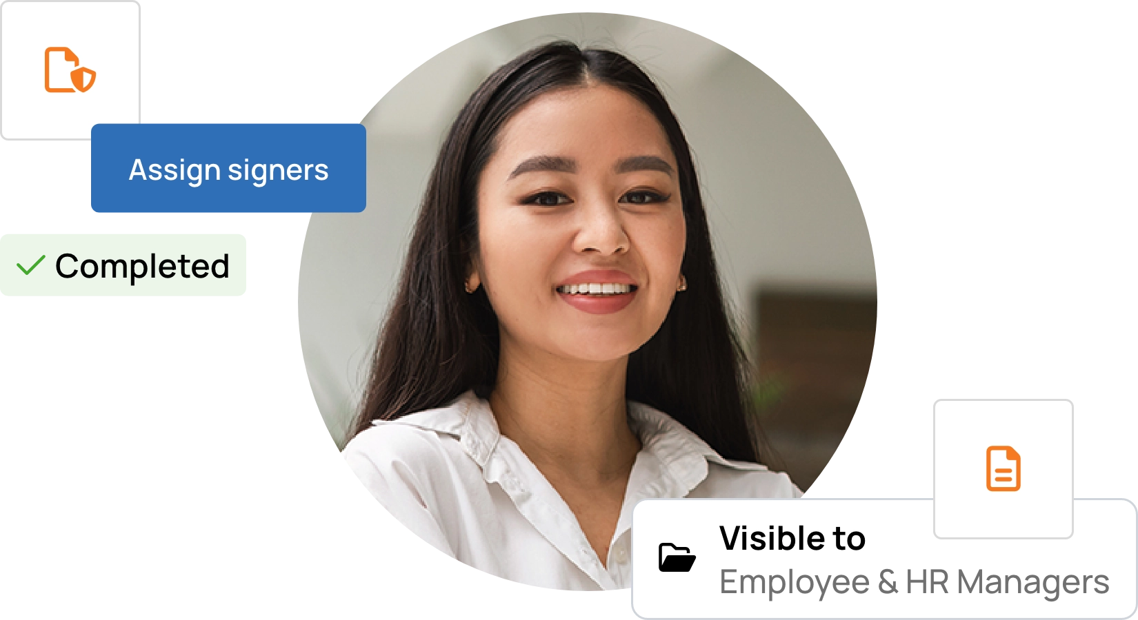 Sign and store HR documents in one go